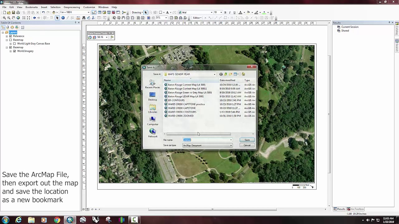 Tutorial - How to Create a Basemap In ArcGIS