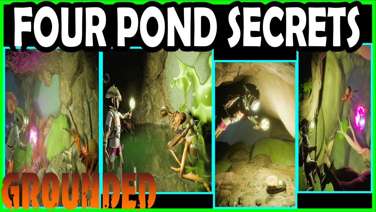 Four Secret Pond Caves and Tunnels in Grounded