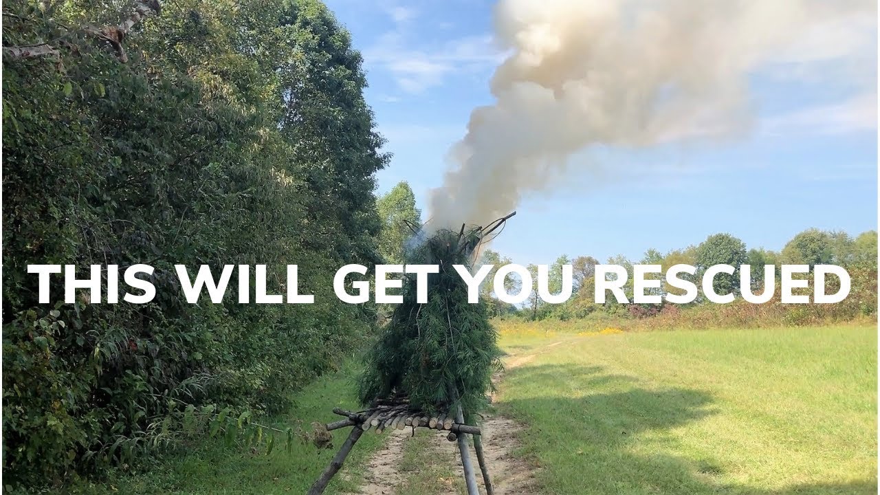 Signal For Rescue Using A Smoke Generator