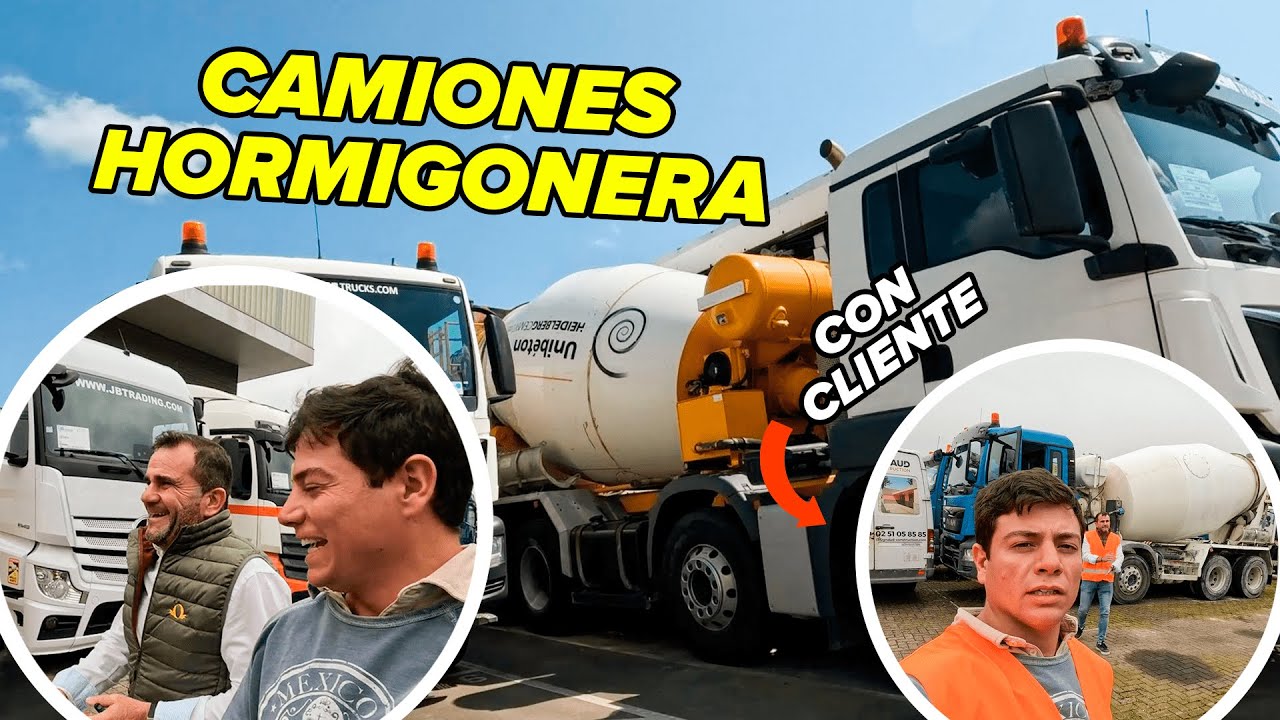 En busca de CAMIONES HORMIGONERA para importar a España 🚛 | Viajo con CLIENTE y los PROBAMOS ✈️