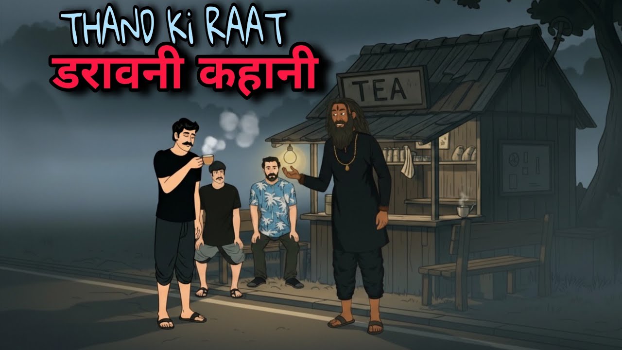 ठंड की रात Haunted चाय दुकान पर 😨 एक भूतिया किस्सा | Horror story in hindi | Fears Spooky Hub