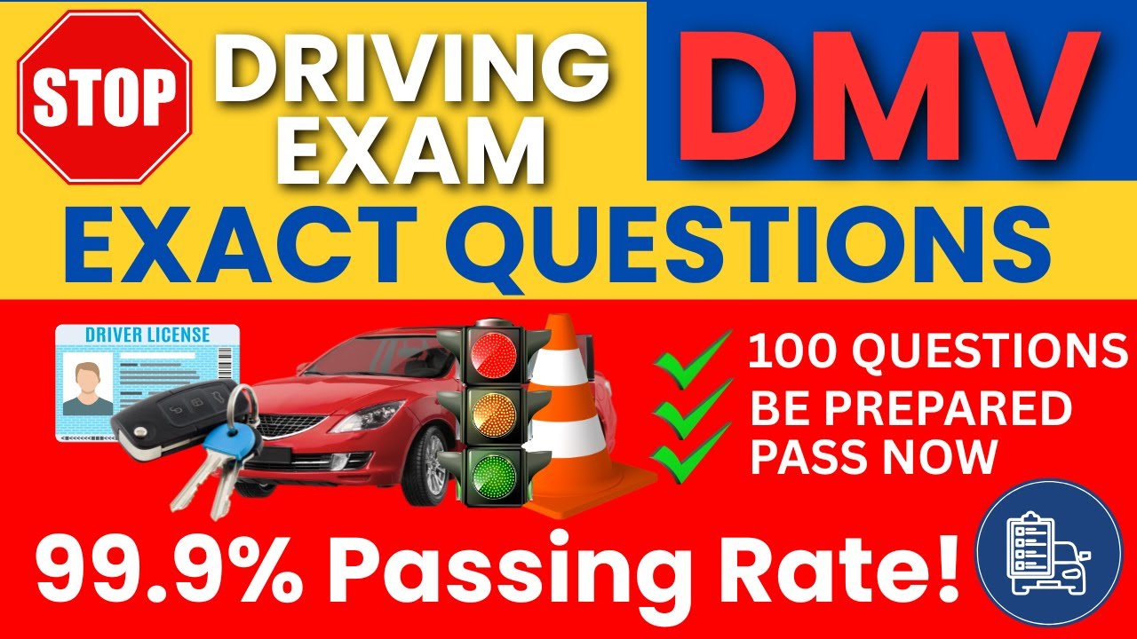 DMV Written Test 2025 (Updated Questions and Answers to Pass)