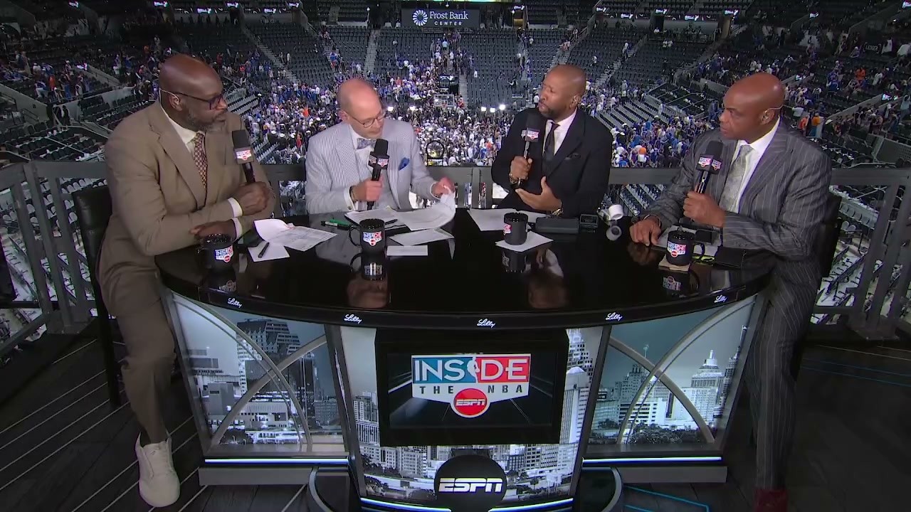 Inside The NBA | Chuck & Shaq reacts to Brunson win MVP Finals, Knicks beat Spurs to win NBA Title
