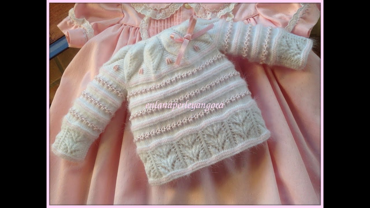 Chaqueta para bebé, Modelo Rosa