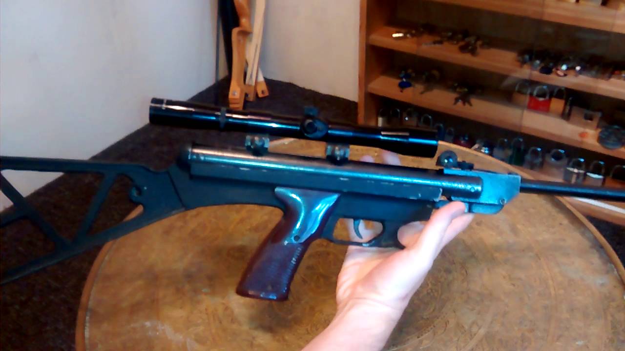 El gamo paratrooper air rifle.22