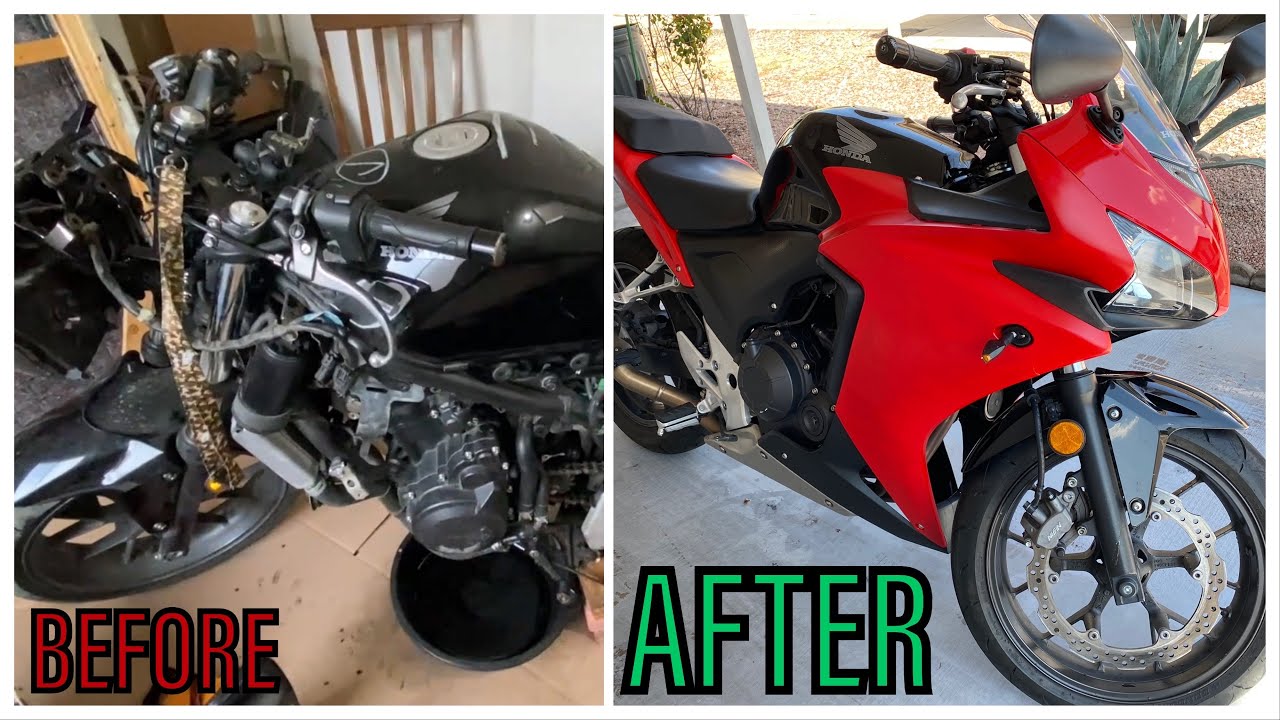 Incredible Restoration Of 2013 Honda CBR500R Motorcycle In 13 Minutes