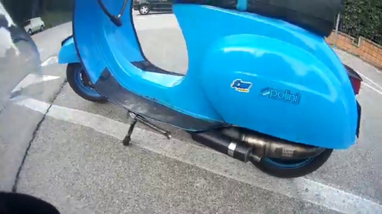 On Board vespa 130 polini rifasato con barone racing FULL HD