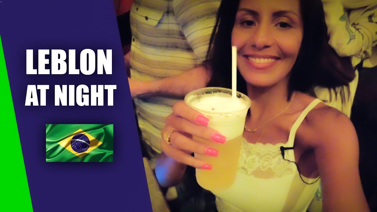 Check out Leblon at night - Rio de Janeiro Brazil