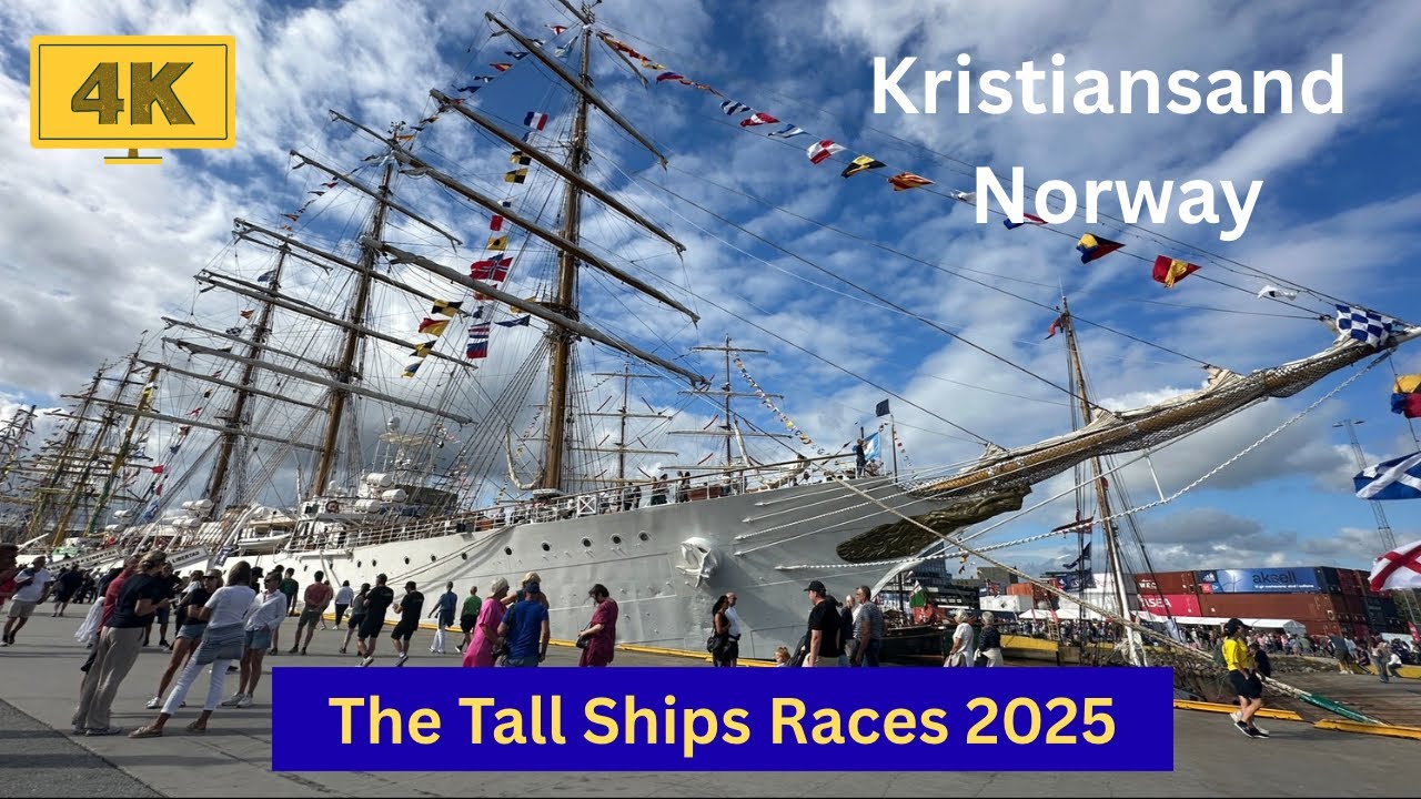 The Tall Ships Races 2025  held in Kristiansand , Norway . 30 July 2025 . Vlog # 37 