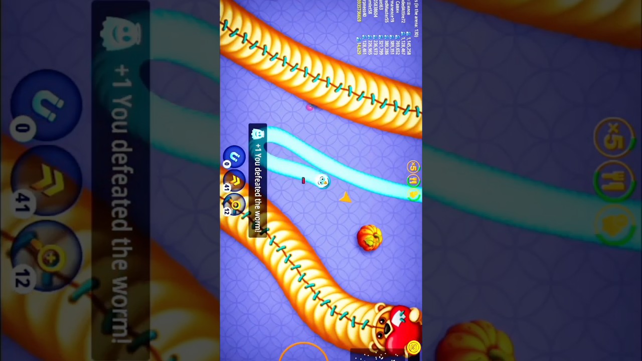 Ninja trick worms zone killing 😱😱😱#shorts