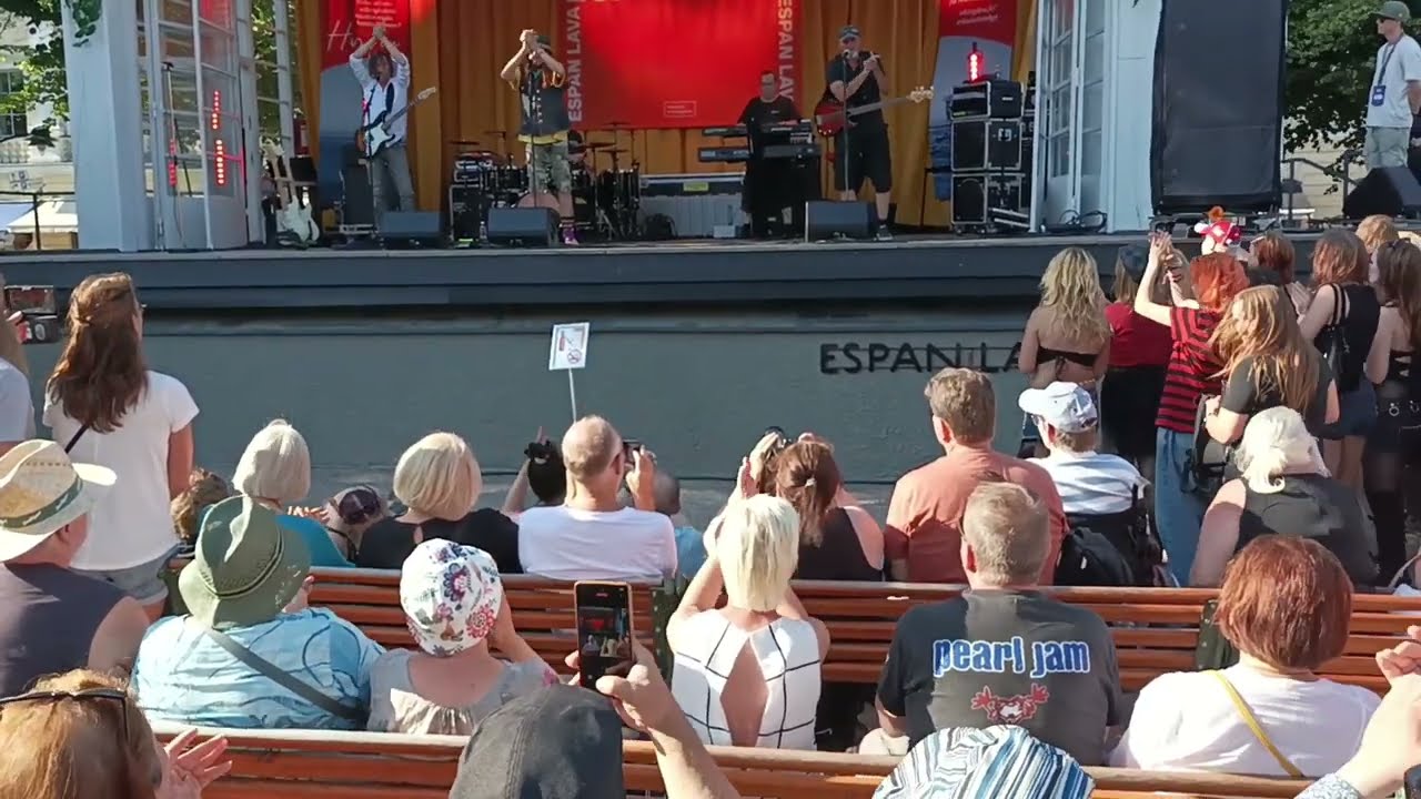 Pelle Miljoona Band - Rock'n Roll baby - Espan lava, Helsinki, 18.7.2025