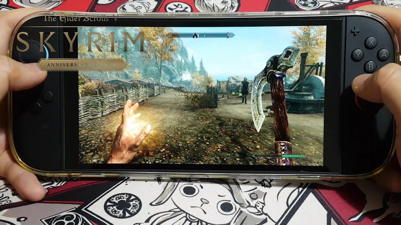 The Elder Scrolls V: Skyrim Anniversary Edition New Update 60 FPS Gameplay on Nintendo Switch 2