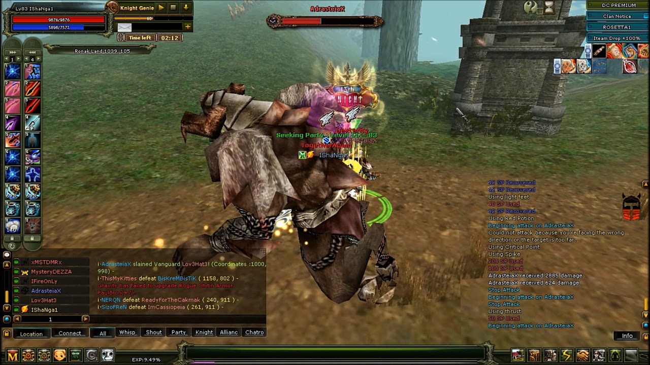 ShaNga1 PK Movie 6 #AreYouReady In Rosetta Knight Online 2018