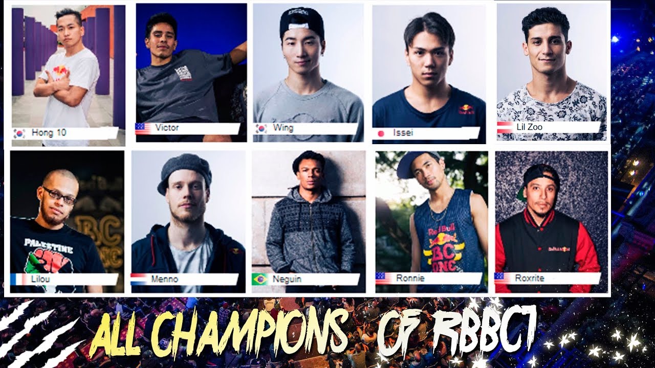 ALL CHAMPIONS OF RED BULL BC ONE 🏆 ALL BBOYS