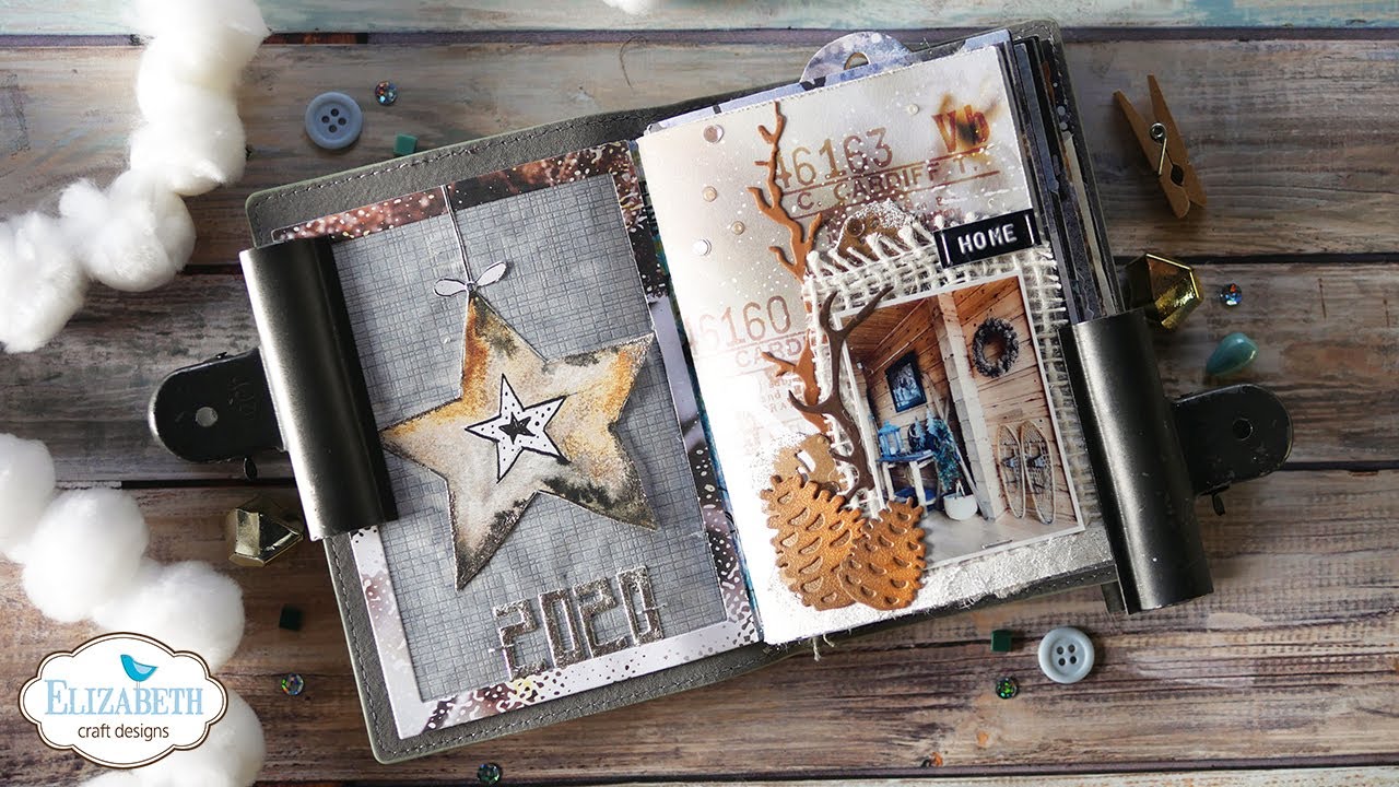 Art Journal - Mystical Winter Collection | Elizabeth Craft Designs