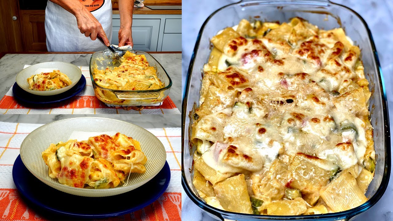 Pasta al Forno Con Verdure Primo Piatto Gustoso e Facile - Baked Pasta With Vegetables First Course