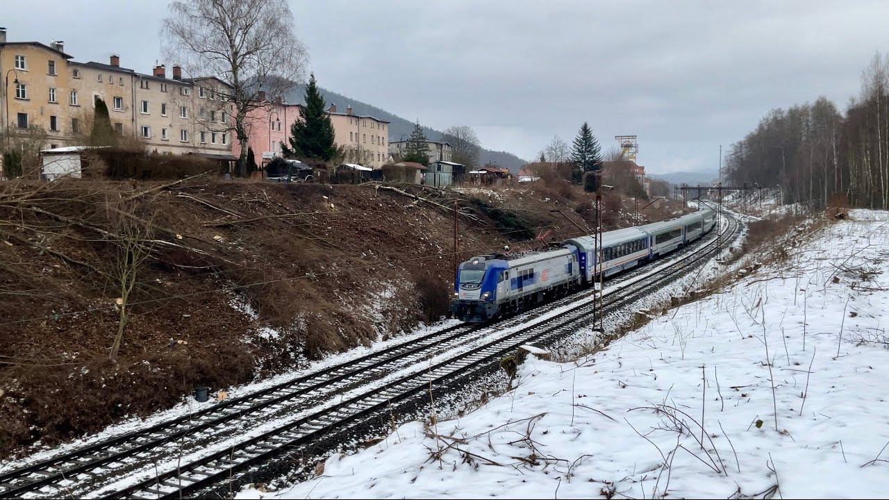 Pociągi w Boguszowie Gorcach z dnia 21.02.2026