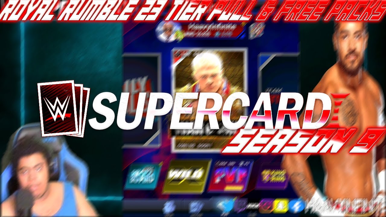 WWE SuperCard S9 #61 Royal Rumble 23 Tier Pull & Free Packs