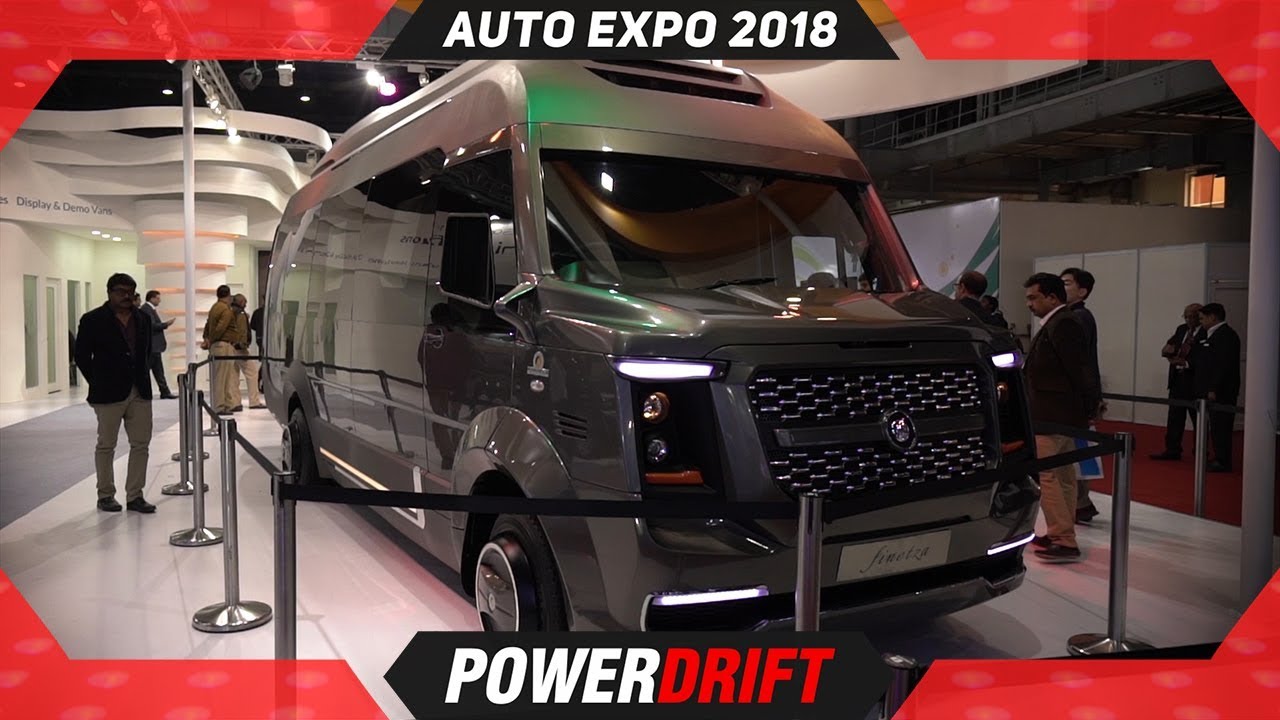 Pinnacle Finetza : A Luxury Home on Wheels @ Auto Expo 2018 : PowerDrift