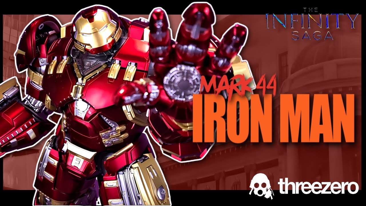 Threezero Marvel Infinity Saga Iron Man Mark 44 Hulkbuster DLX Figure @TheReviewSpot