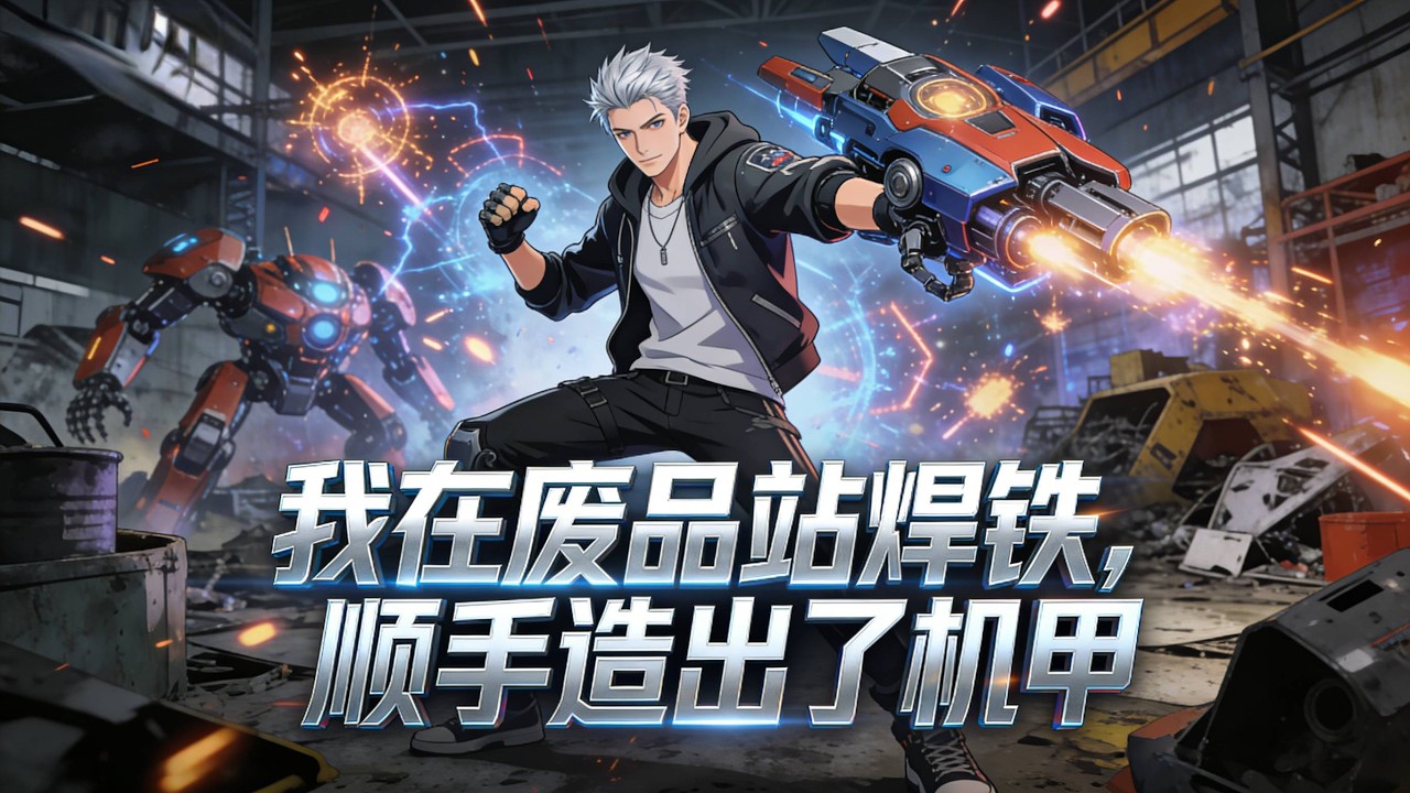 【Multi Sub】《我在廢品站焊鐵，順手造出了機甲》從街道科幻展到國家工程，我一路逆襲#漫劇 #動態漫 #AI漫劇 #動漫 #動畫