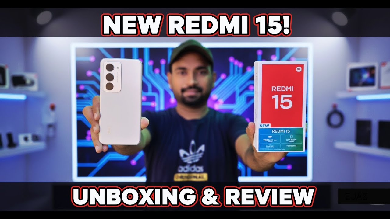 Распаковка и быстрый обзор Xiaomi Redmi 15 в Пакистане | 7000 мА&middot;ч | 33 Вт | Дисплей 144 Гц | #re...