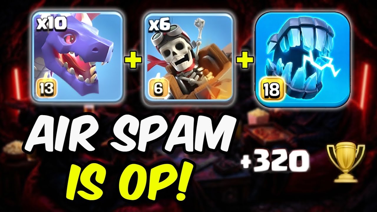 Использование воздушных атак принесло идеальный день в Лиге Легенд - Clash of Clans