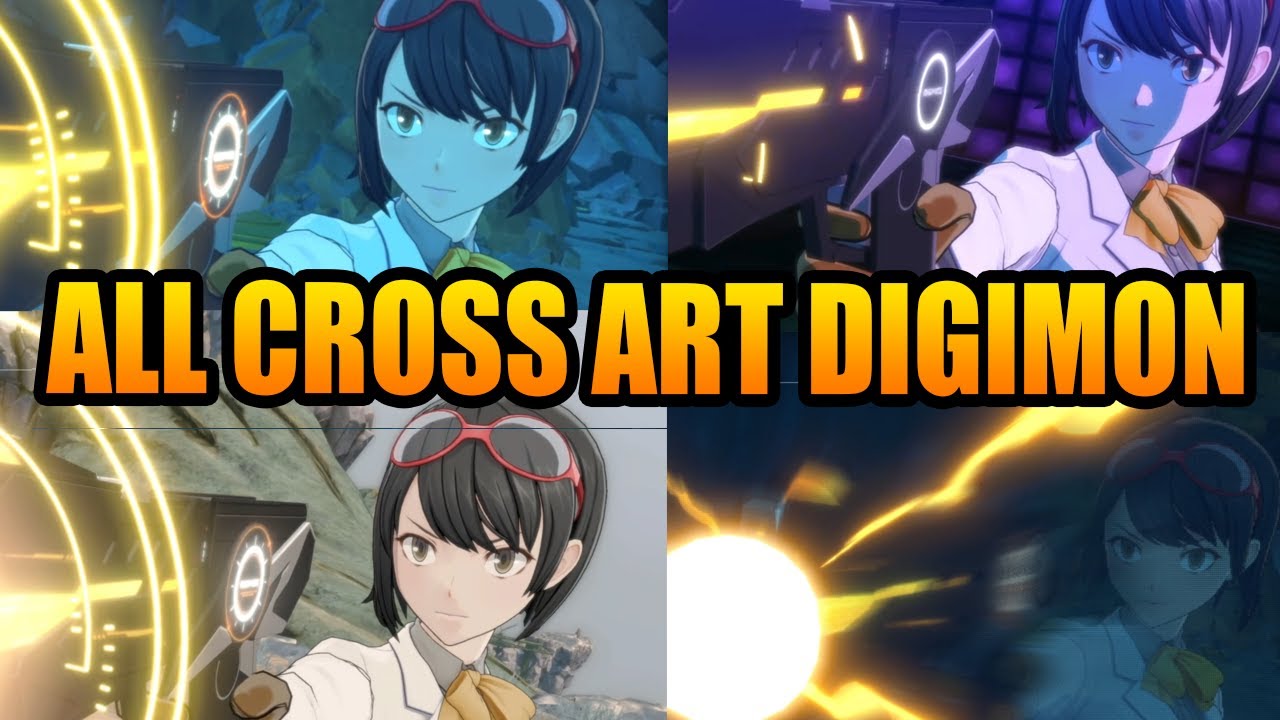 All Cross Art : Digimon Tamer Feature | Gameplay  - Digimon Story : Time Stranger
