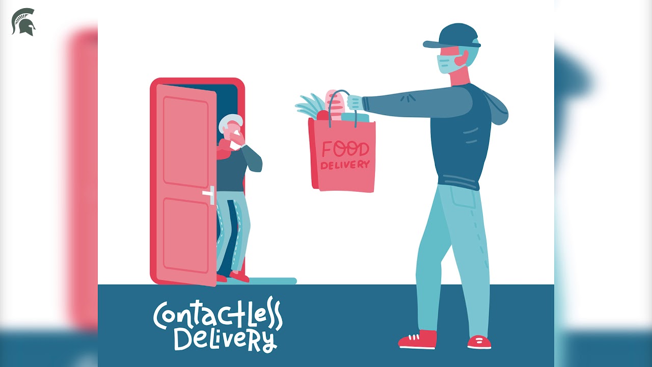 How to safety handle delivered or pre-ordered groceries