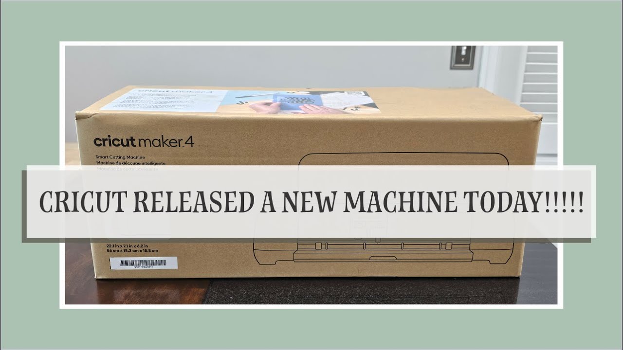 CRICUTS NEW MACHINE DROPPED TODAY!!! Check it out!