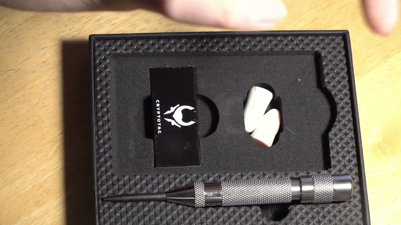 ASMR - CRYPTOTAG ZEUS TITANIUM SEED PHRASE STORAGE UNBOXING SOUNDS