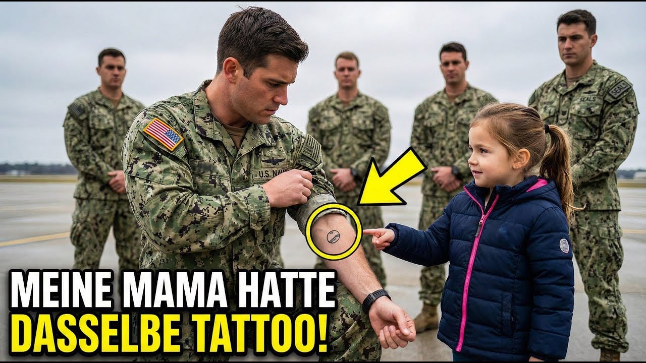 Kleines Mädchen sagte: 'Meine Mom hatte das gleiche Tattoo' – 5 SEALs erstarrten