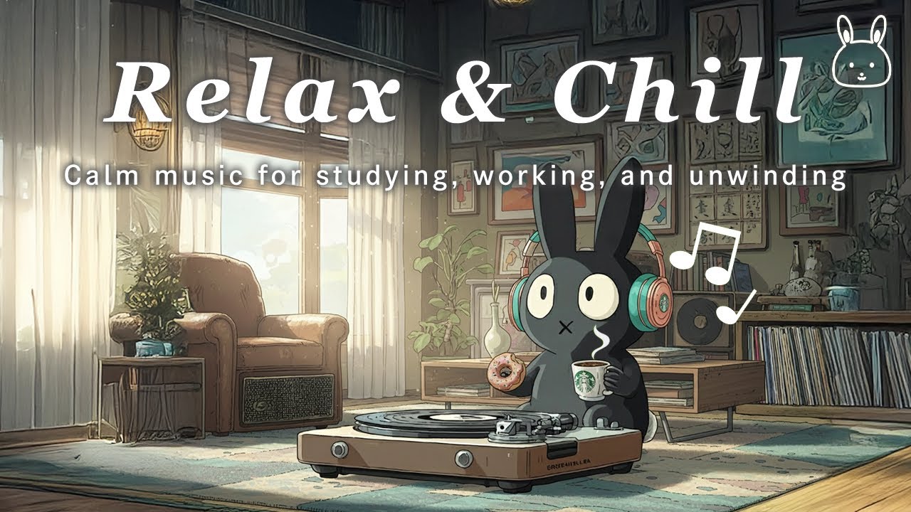 Calm thoughts lighten your load. | Background music for stress relief, studying, and work