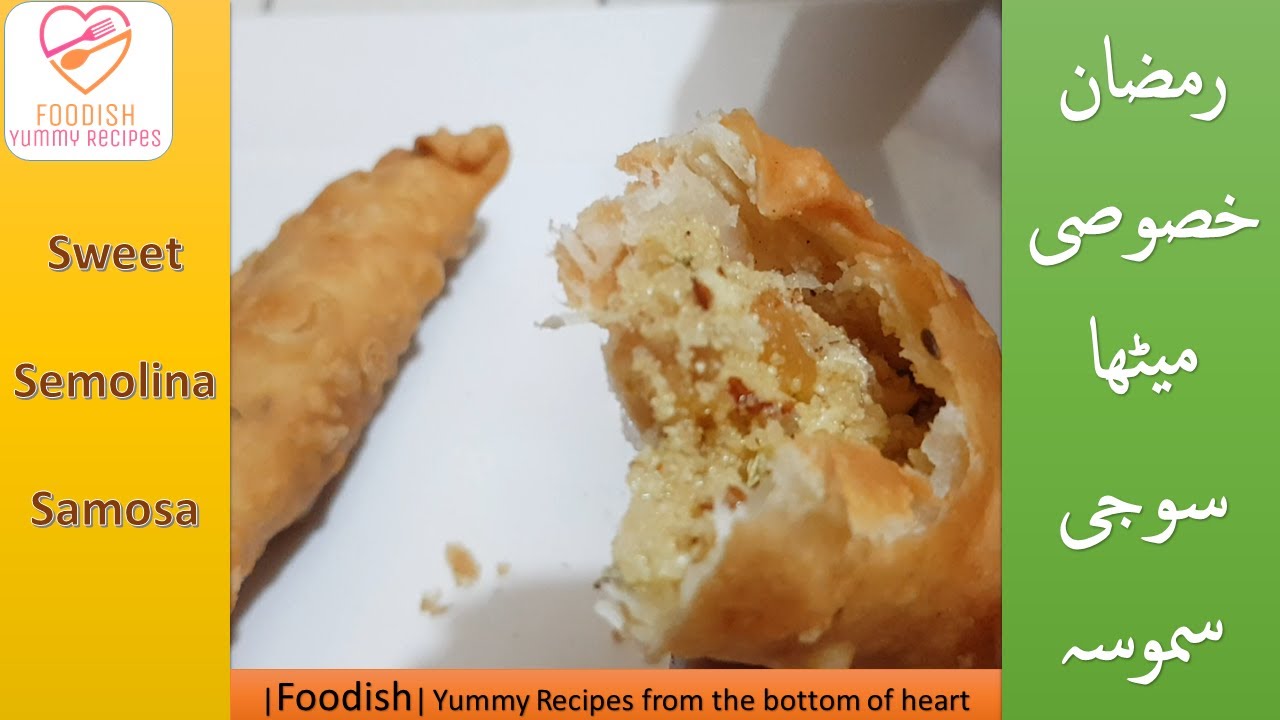 Meetha suji samosa | Sweet semolina samosa | Samosa recipe | quick and easy samosa recipe foodish