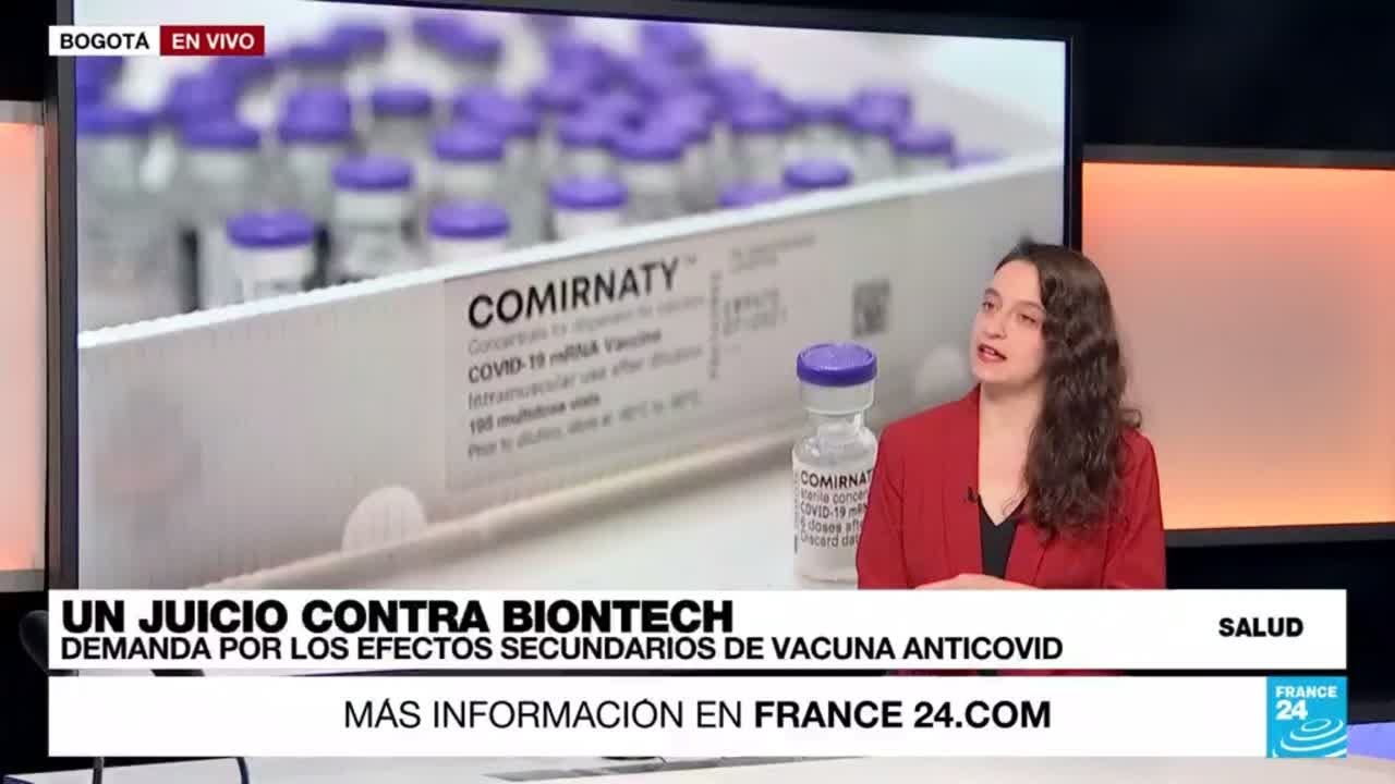 BioNTech enfrenta un juicio por los efectos secundarios de su vacuna anticovid • FRANCE 24 Español