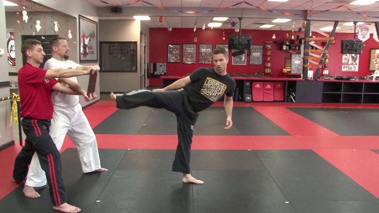 Reverse Side Kick Board Break
