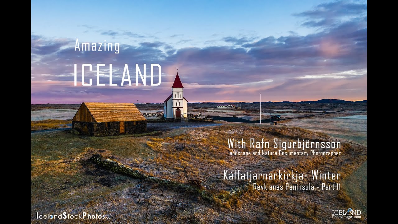 Iceland  Kálfatjarnarkirkja Church at Vatnsleysuströnd │ Reykjanes │ Part 11