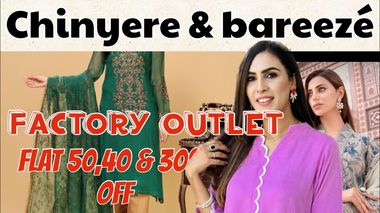 Chinyere & Bareezé FACTORY OUTLET/ FLAT 50,40 & 30% OFF/ shopping haul #shopping #haul