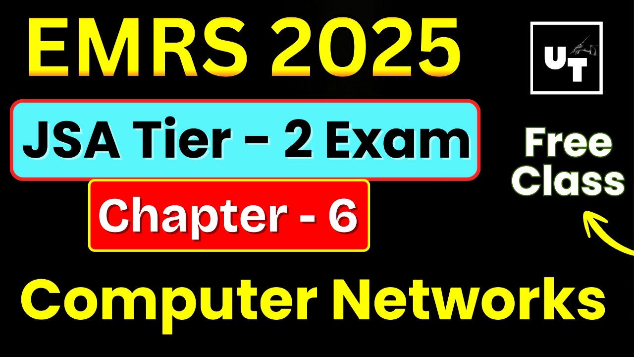 Computer Network Class 6 | EMRS 2025 JSA Tier-2 | Full Concept + MCQ