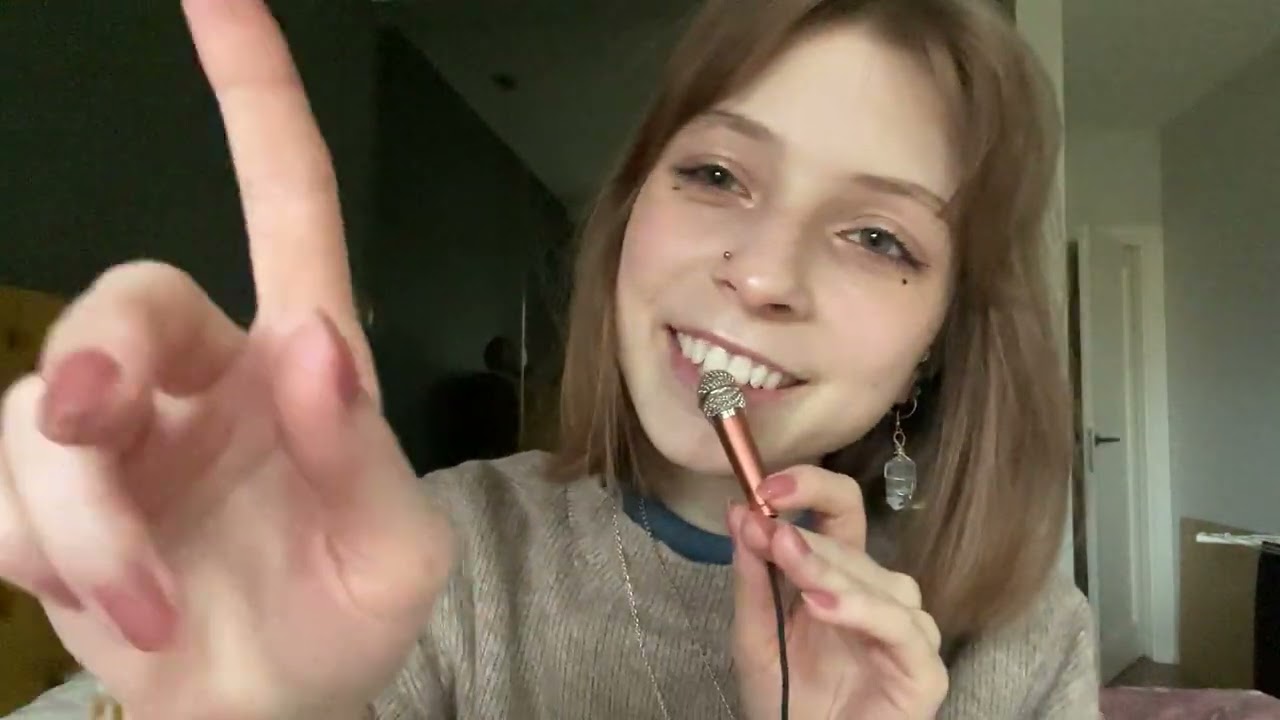 ASMR lo-fi gentle mouth sounds with tiny mic 🐜