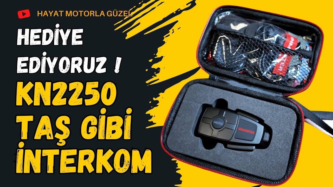 KNMASTER KN2250 İnterkom İnceleme | Hediye Ediyoruz | Hayat Motorla Güzel
