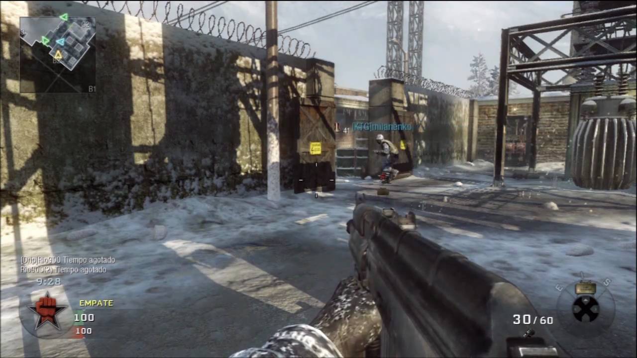 COD BLACK OPS - GAMEPLAY CON COMENTARIO - MAPA GRID DPE/TDM (37-3) AK74u