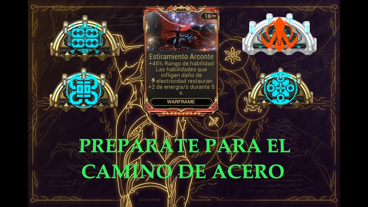 Equípate para iniciar camino de acero | WARFRAME | (re subido audio corregido)