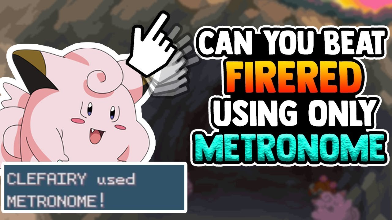 Can You Beat FIRERED Using Only METRONOME? (NO ITEMS)