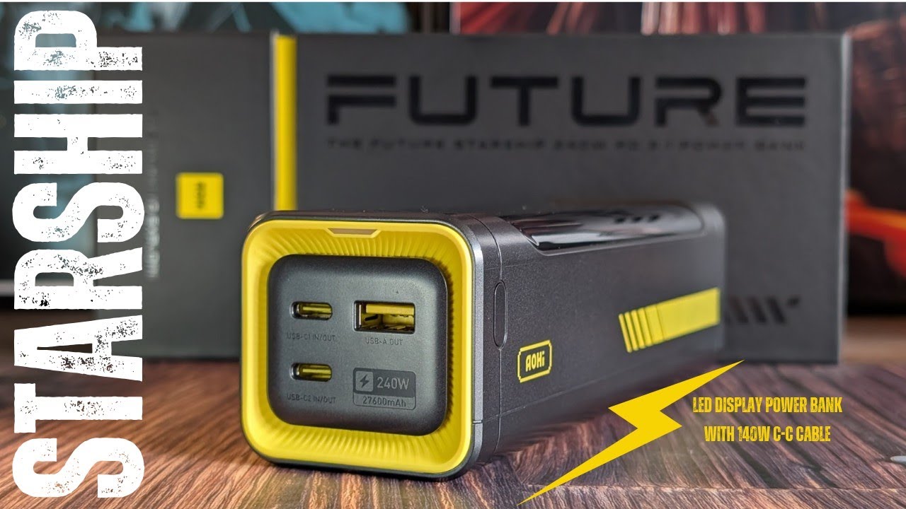AOHi Starship 240W: Hands-On with the High-Power Portable Charger