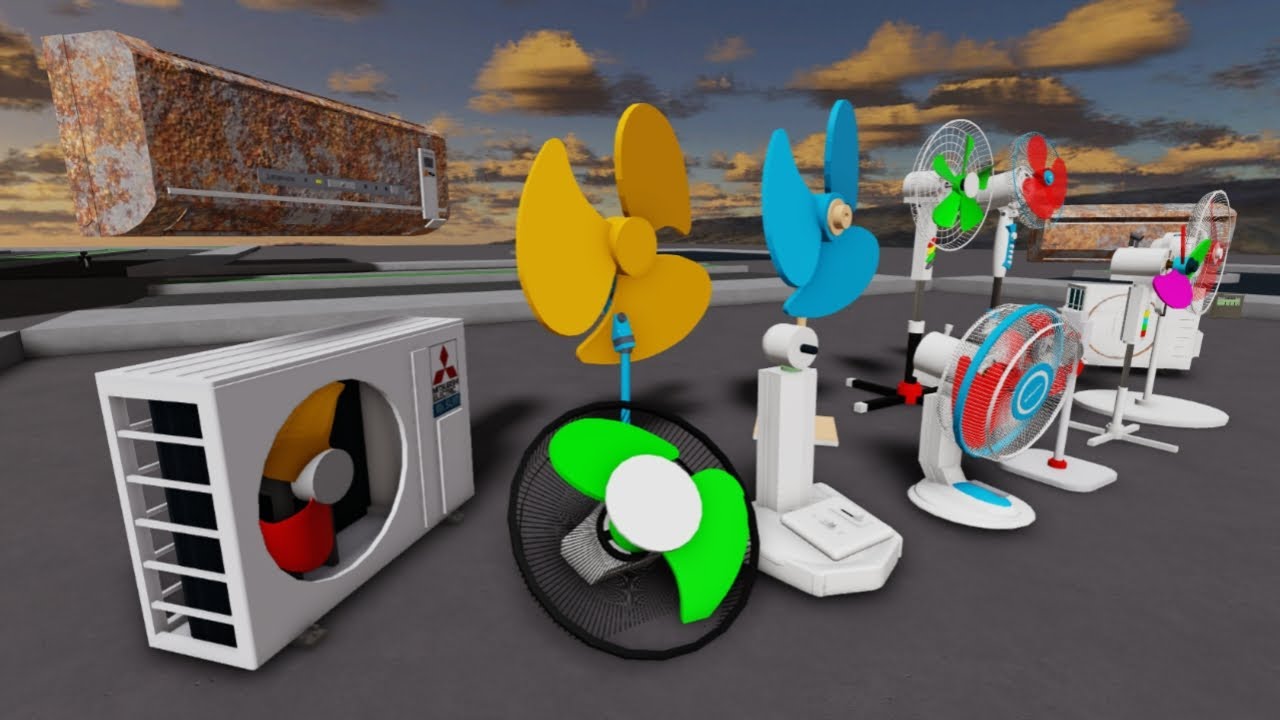 Skibidi Fan - Strong Wind Fresh Summer Fans Video Kipas Angin Baling baling Roblox | Pankha