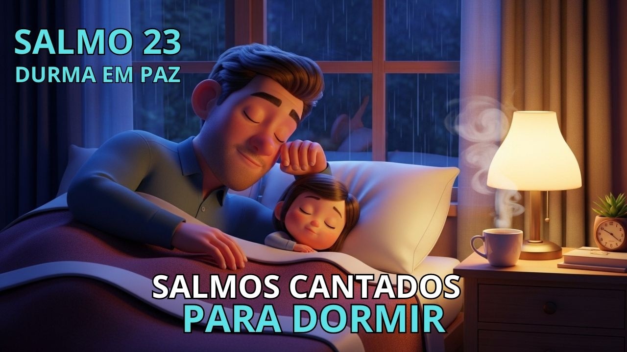 SALMO 23 CANTADO - Para ouvir antes de Dormir 🌙✨