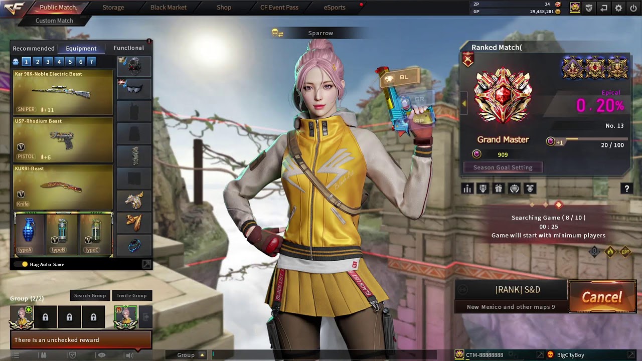 rank top100 CF west