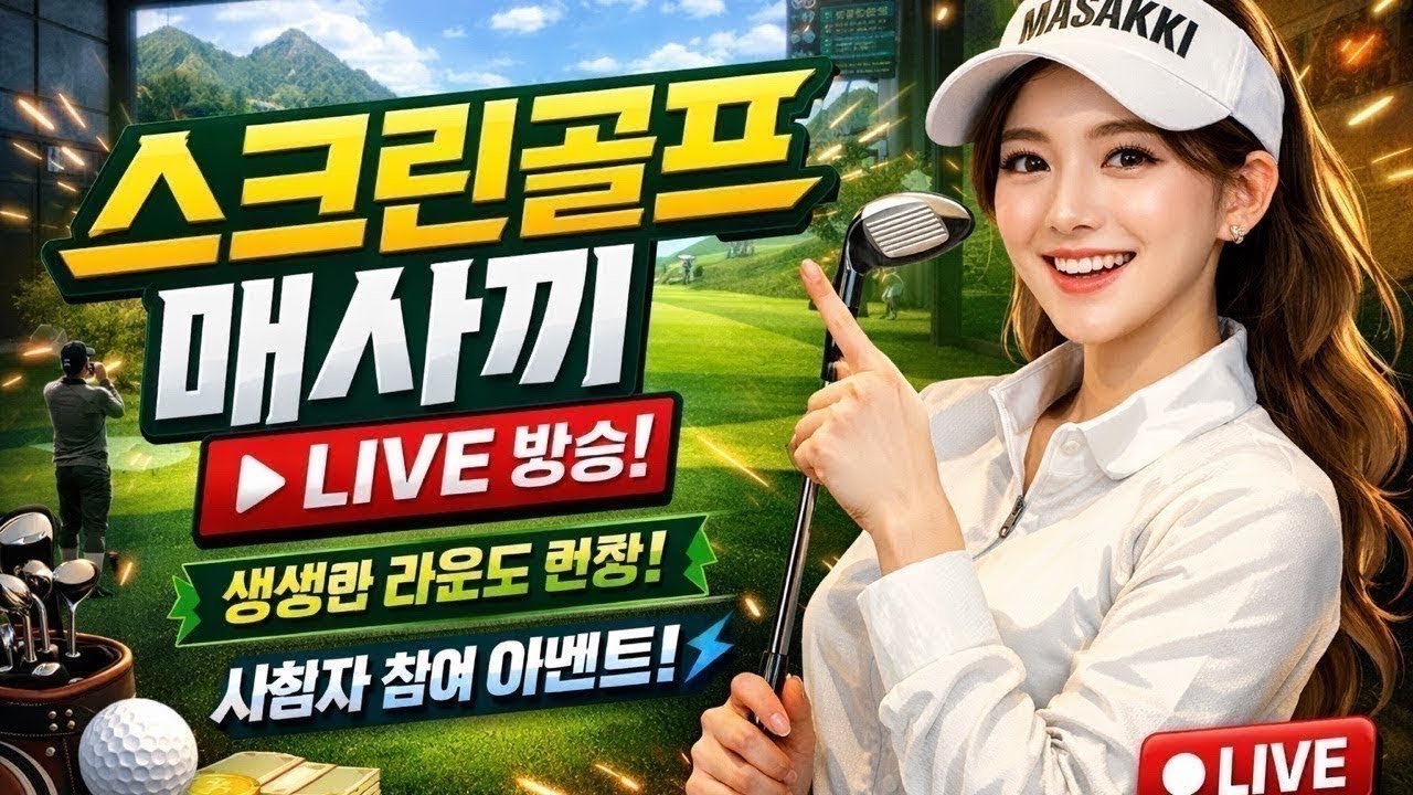 [매사끼] 라이브 방송 2026.2.1 #스크린골프 #골프 #라이브 #Live #Golf #홀인원 #골프존nx