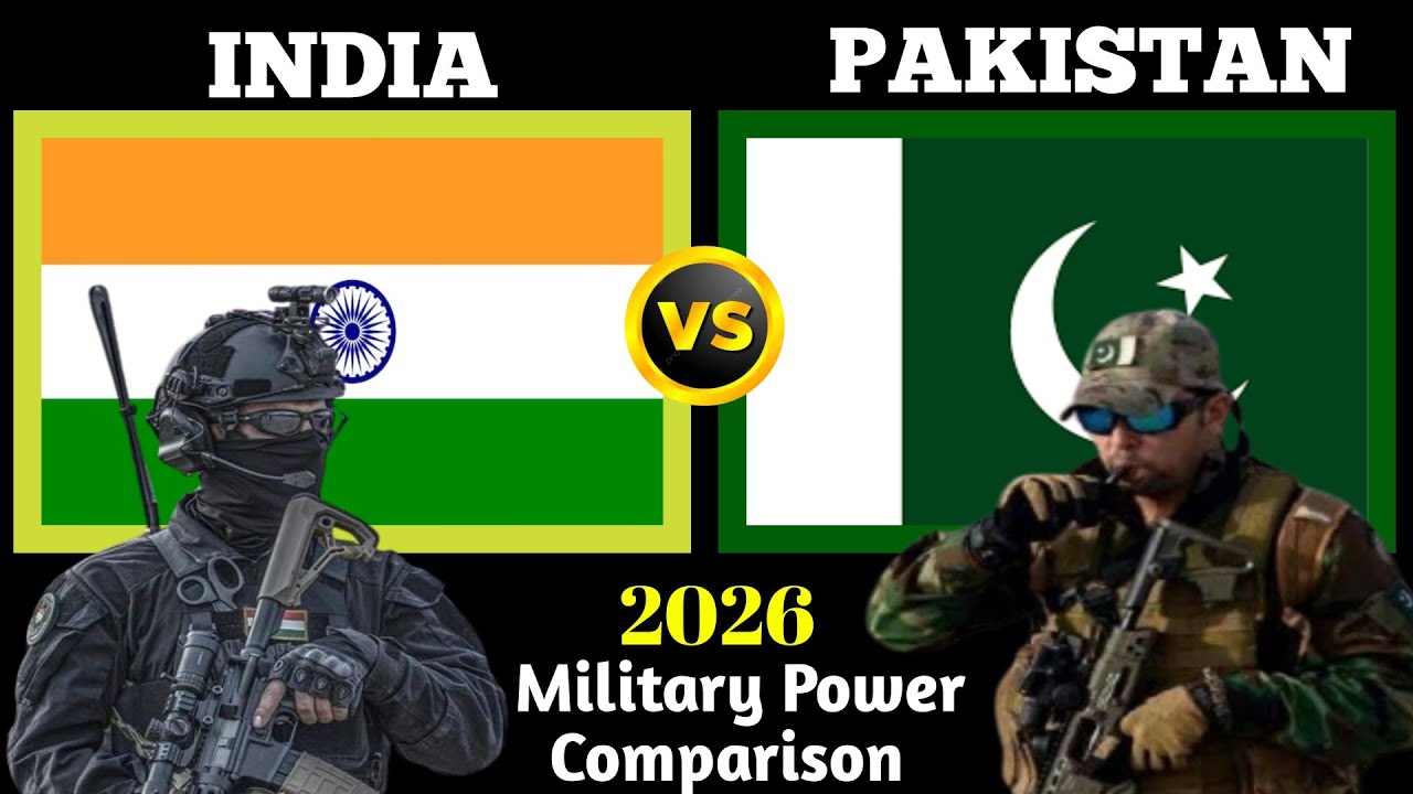 India vs Pakistan Military Power 2026 | Army, Navy, Air Force Comparison 